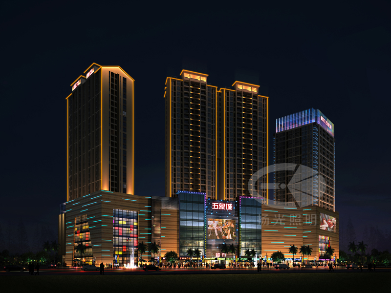 建筑夜景照明 建筑夜景照明