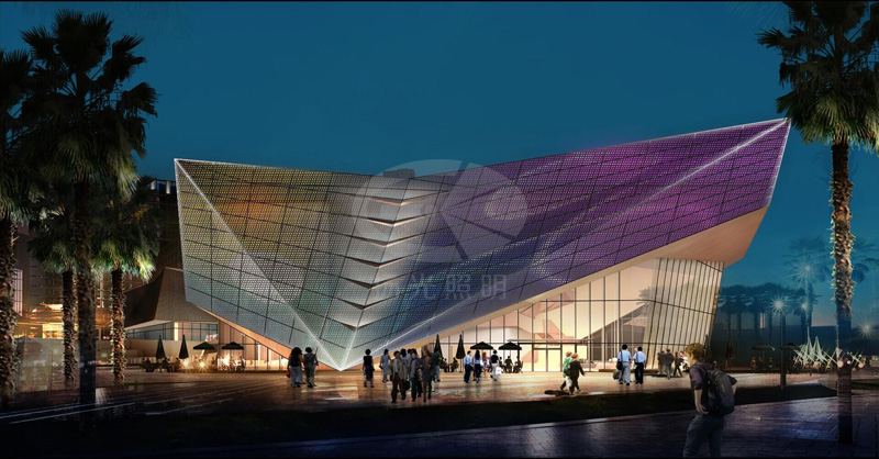 廣州商業園區夜景照明工程 廣州商業園區夜景照明工程