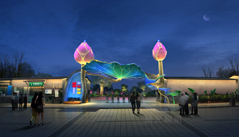 主題樂園景觀照明 主題樂園景觀照明