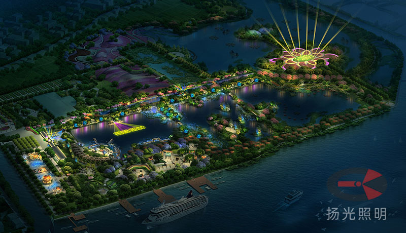 主題樂(lè)園夜景照明設(shè)計(jì)效果圖